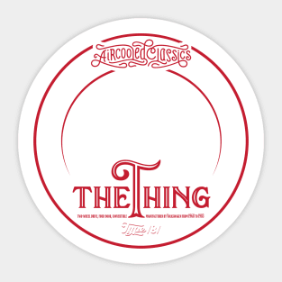 the THING R&W Sticker